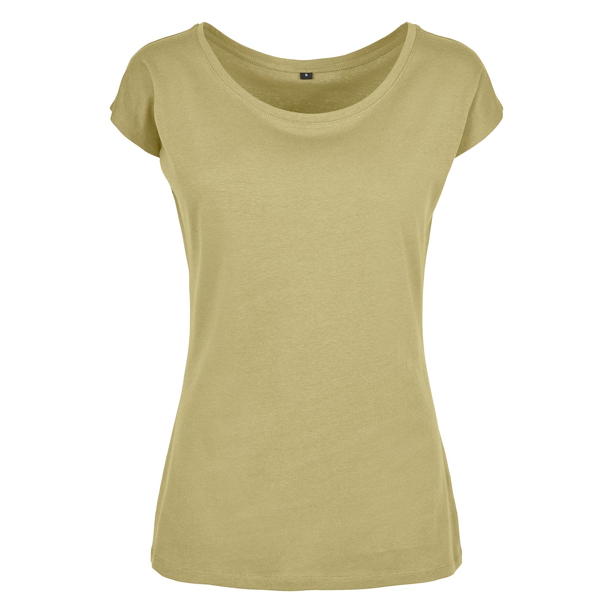 Image of Tshirt Weite Öffnung Damen Sand 5XL