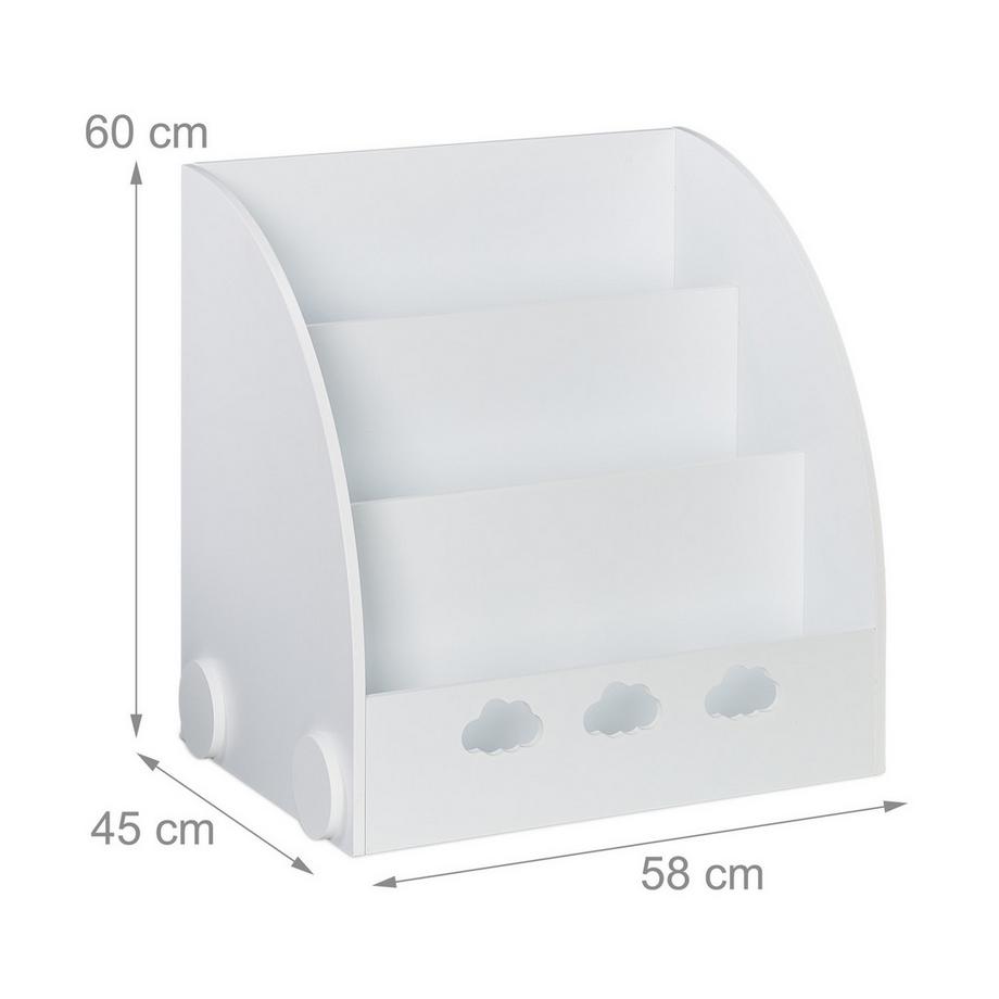 B2X Libreria per bambini di colore bianco  
