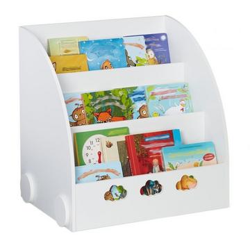 Kinderbücherregal in Weiß