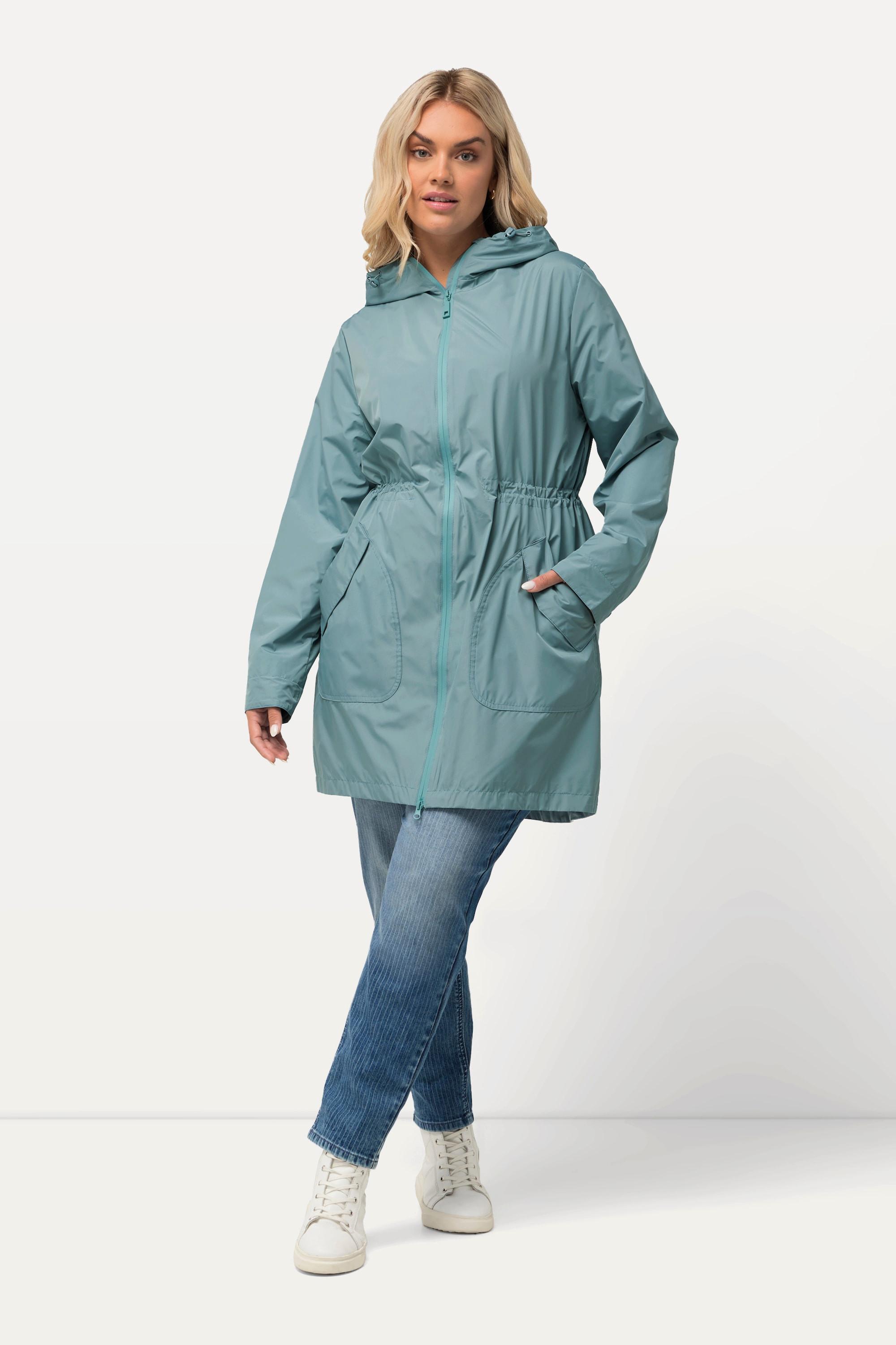 Ulla Popken  Parka technique HYPRAR, imperméable, capuche 