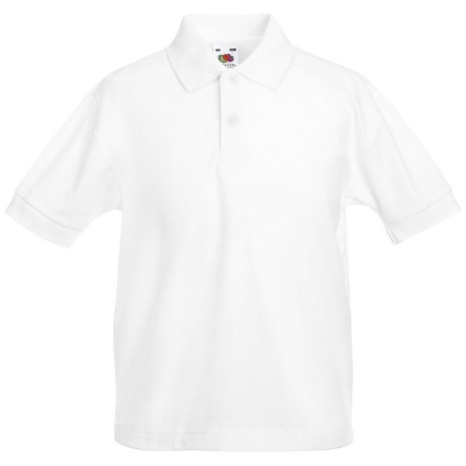 Fruit of the Loom  Polo à manches courtes Enfant (Lot de 2) 