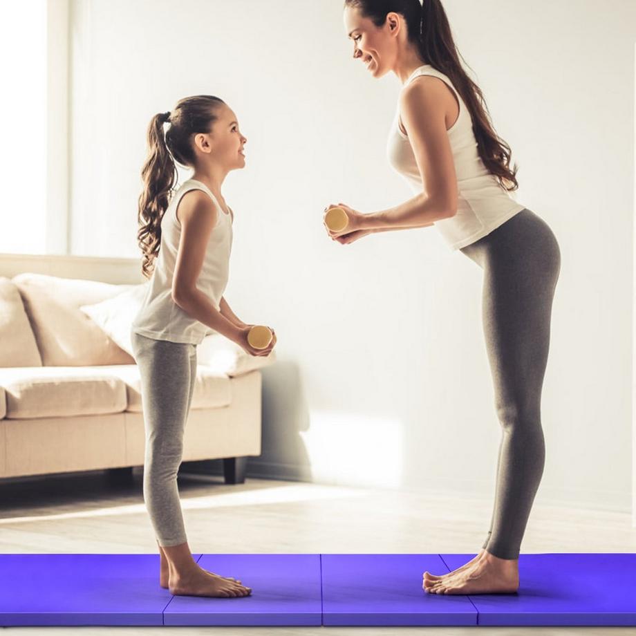 Northix  Tappetino da ginnastica pieghevole, extra spesso 