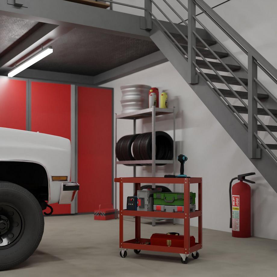 Werkstattwagen mit 3 Etagen