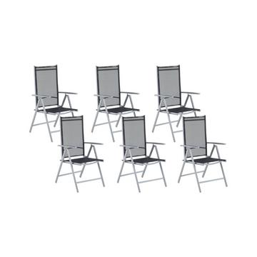 Lot de 6 chaises en Polyester Moderne CATANIA