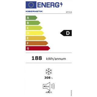 Kibernetik Gefriertruhe FSP 300 Liter ( D )  