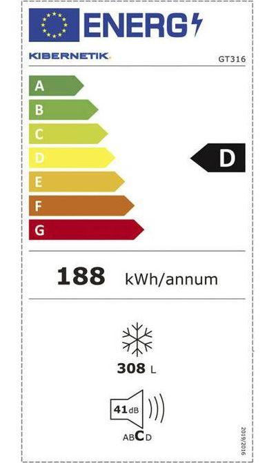 Kibernetik Gefriertruhe FSP 300 Liter ( D )  