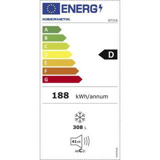Kibernetik Gefriertruhe FSP 300 Liter ( D )  