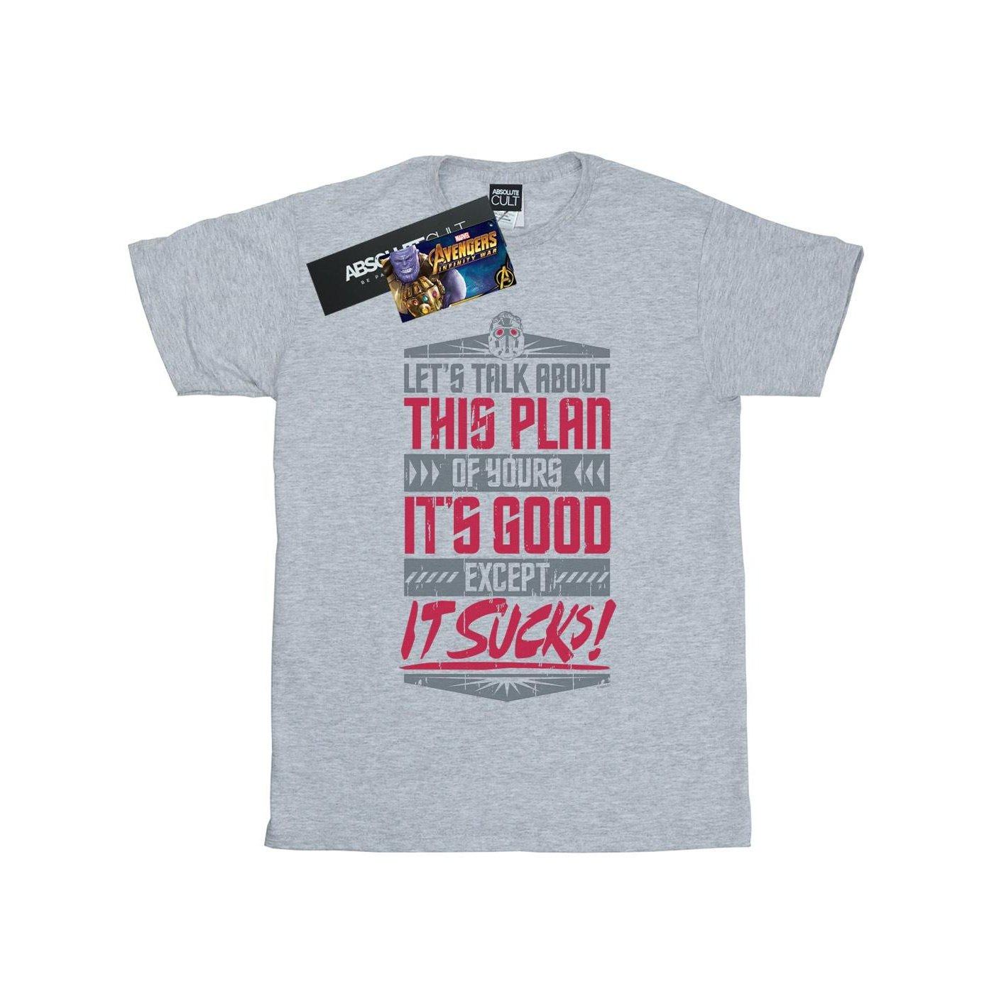 Image of Avengers Infinity War It Sucks Tshirt Herren Grau XL
