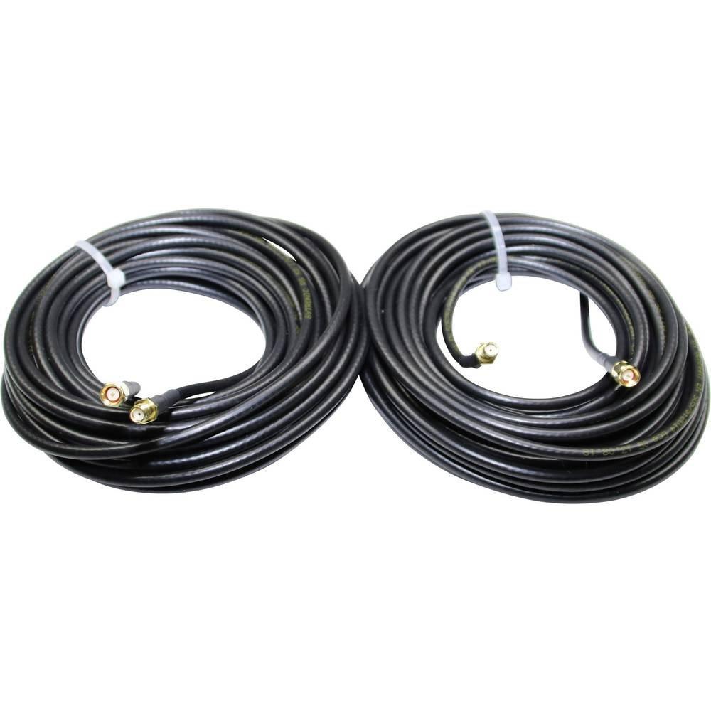 Image of 2 x LTE/GSM/UMTS Kabel SMA-Stecker auf SMA-Buchse 5 m