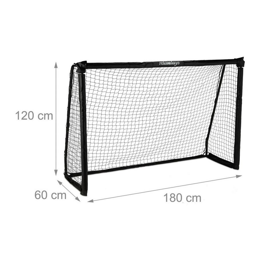 Northix  But de football noir 120 x 180 cm 