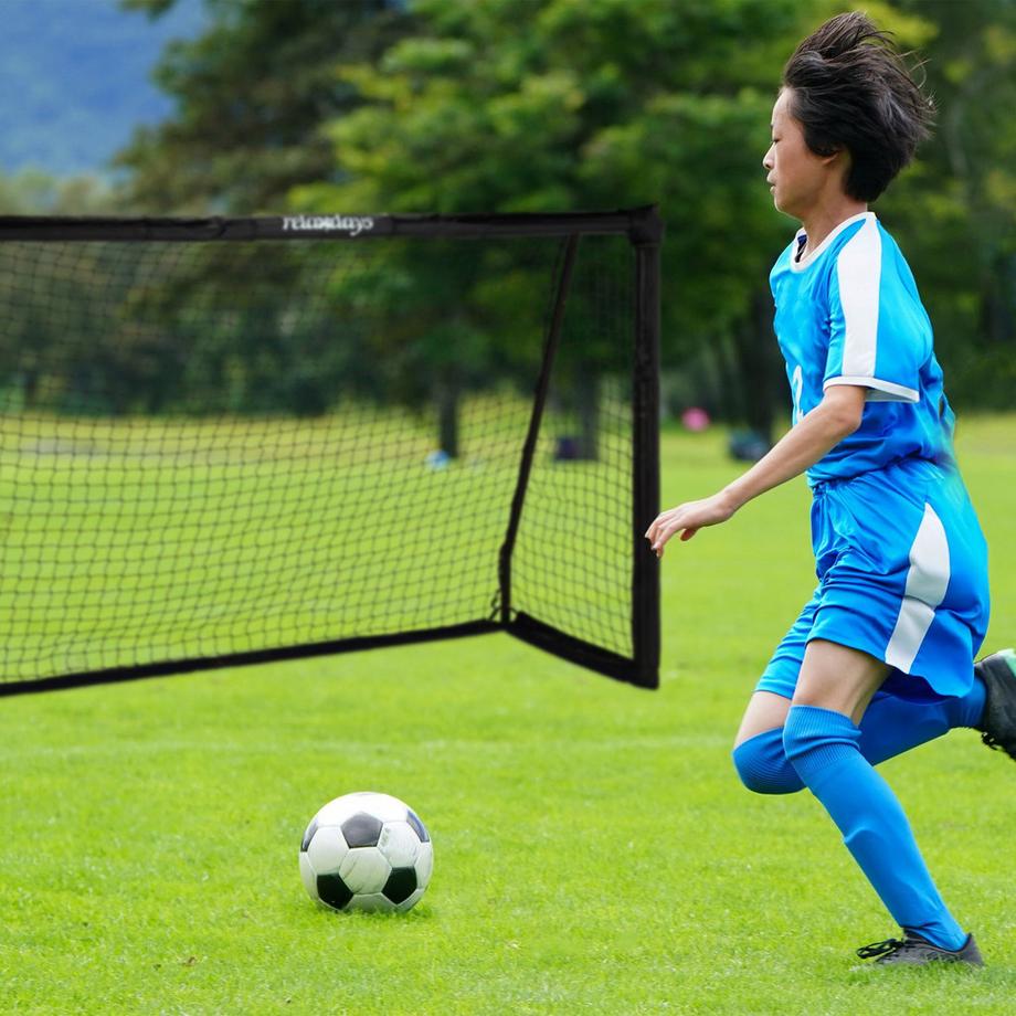 Northix  But de football noir 120 x 180 cm 