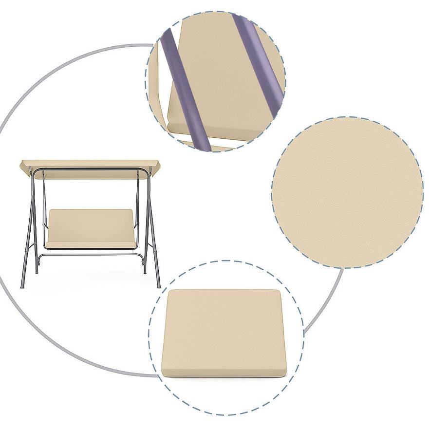 Northio Sitzkissen für Gartenschaukel  