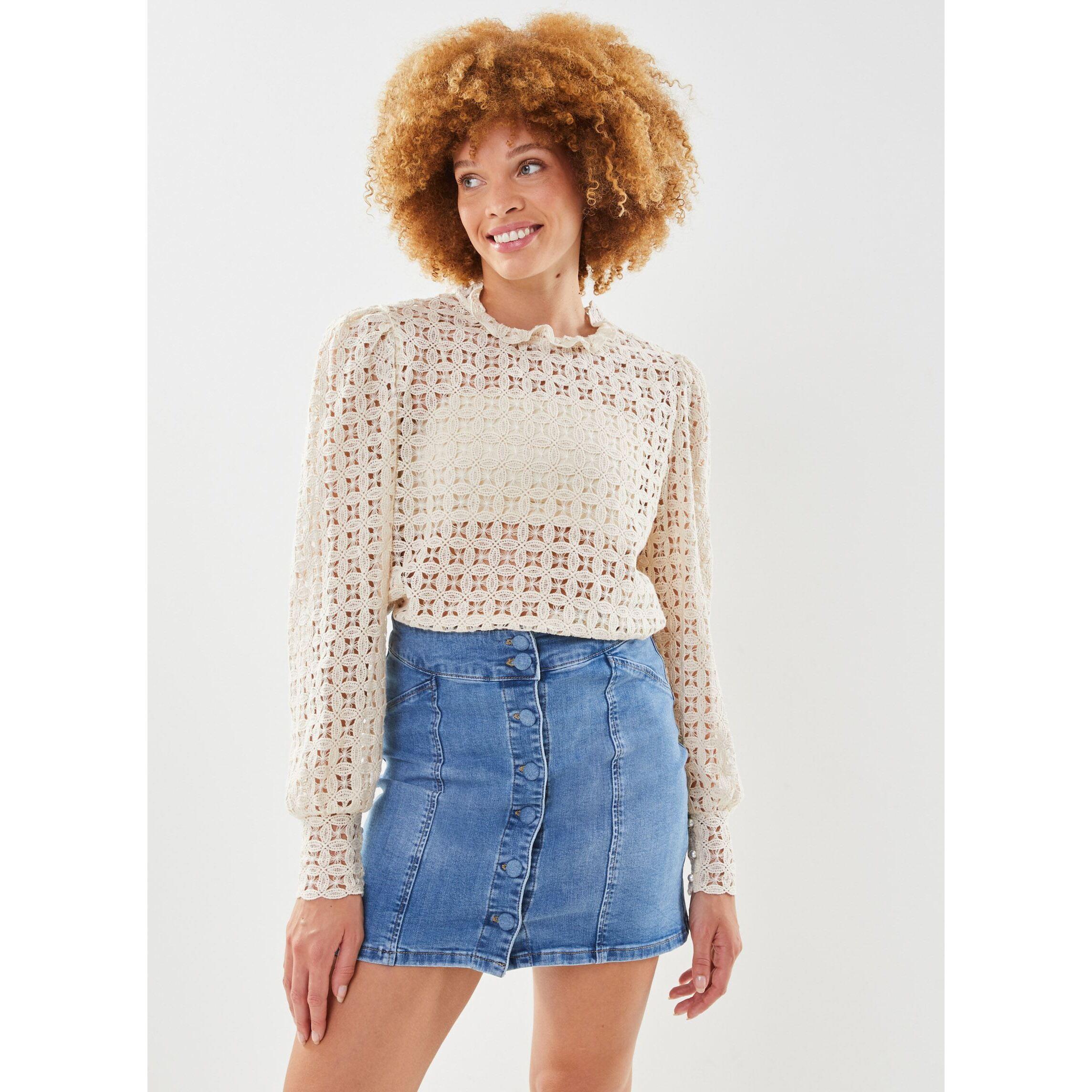 La Petite Etoile Cosette Blouse Fleurie Manches Bouffantes  