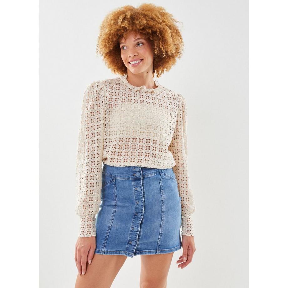 La Petite Etoile Cosette Blumen Puffärmel Bluse  