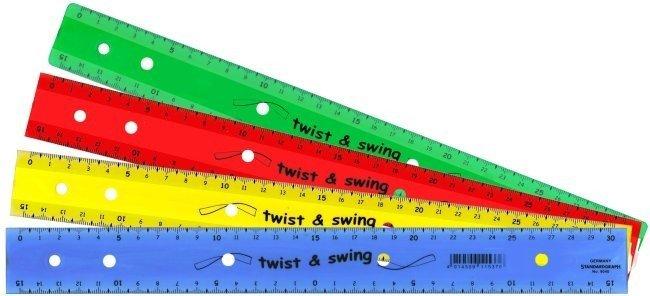 Image of Dux Lineal Zum Abheften 30cm 9040ofx Twist & Swing, Farben Ass. Unisex 30cm