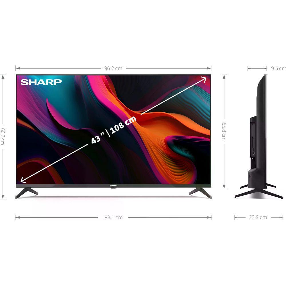 SHARP  TV 43GL4260E 43, 3840 x 2160 (Ultra HD 4K), LED-LCD 