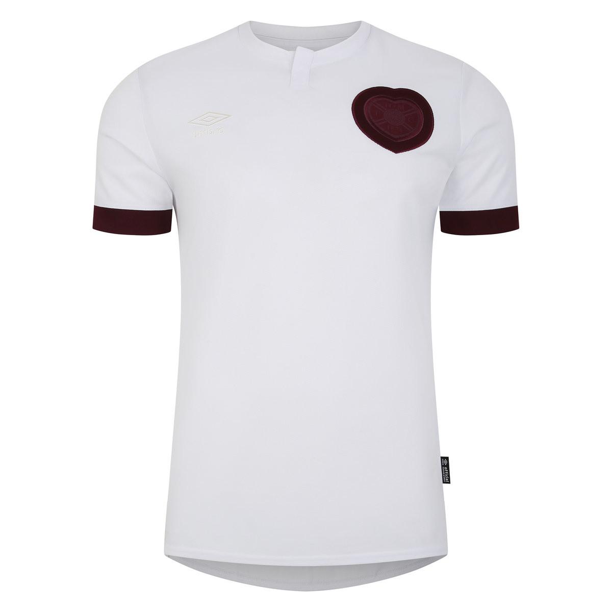 Image of Drittes Trikot 2324, Herz Von Midlothian Fc Jungen Weiss 158