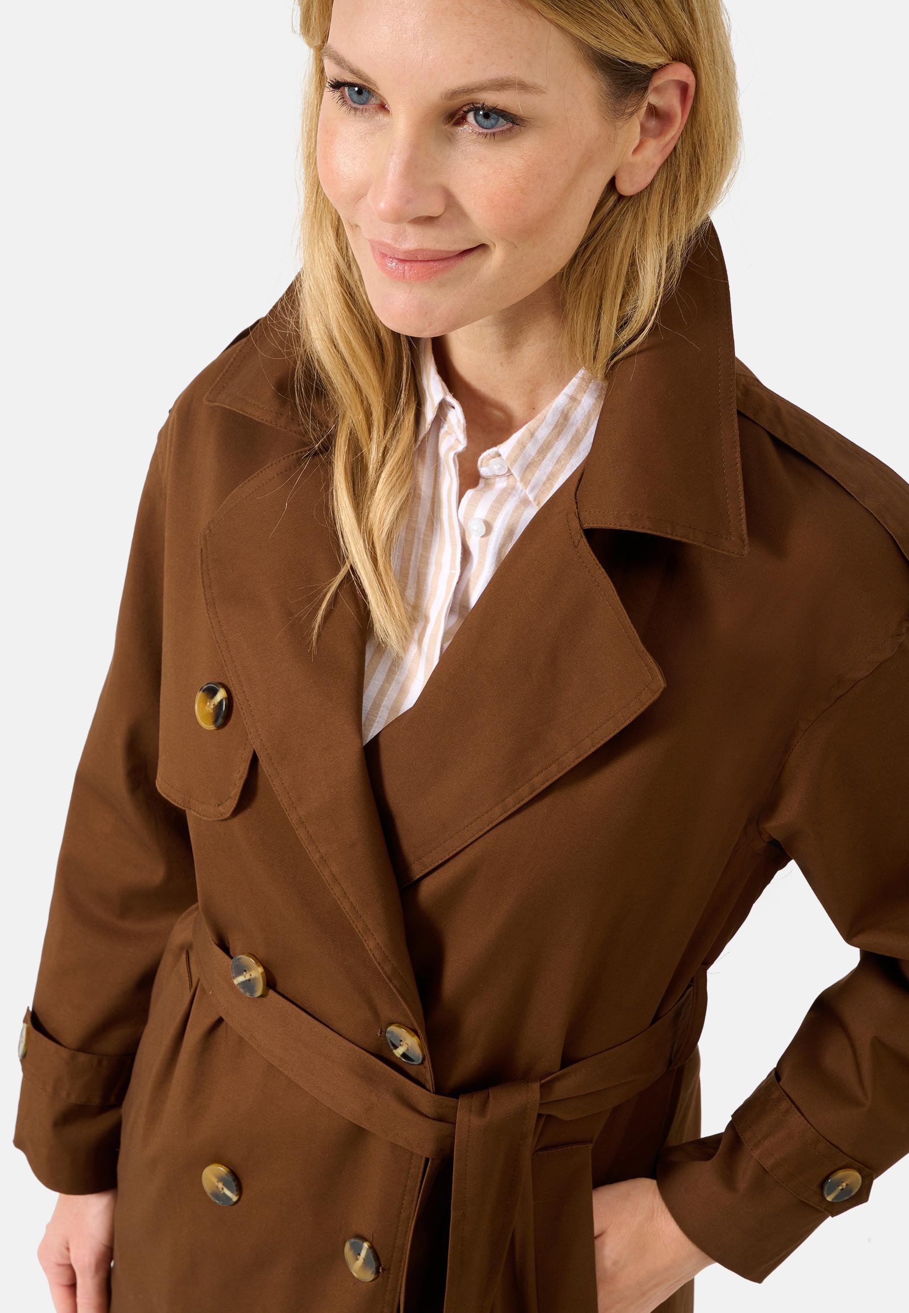 RICANO  Trench-coat s Greta, manteau à double boutonnage avec ceinture 