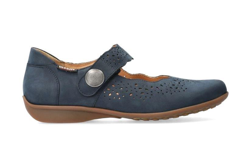 Image of Fabienne - Nubuk Loafer Damen Blau 37.5