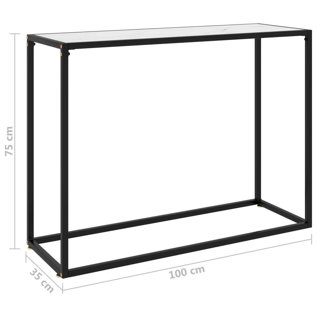 VidaXL Table console verre  