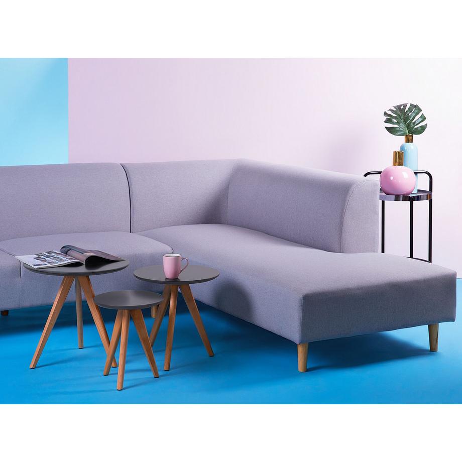Beliani Couchtisch 3er Set aus MDF-Platte Retro VEGAS  