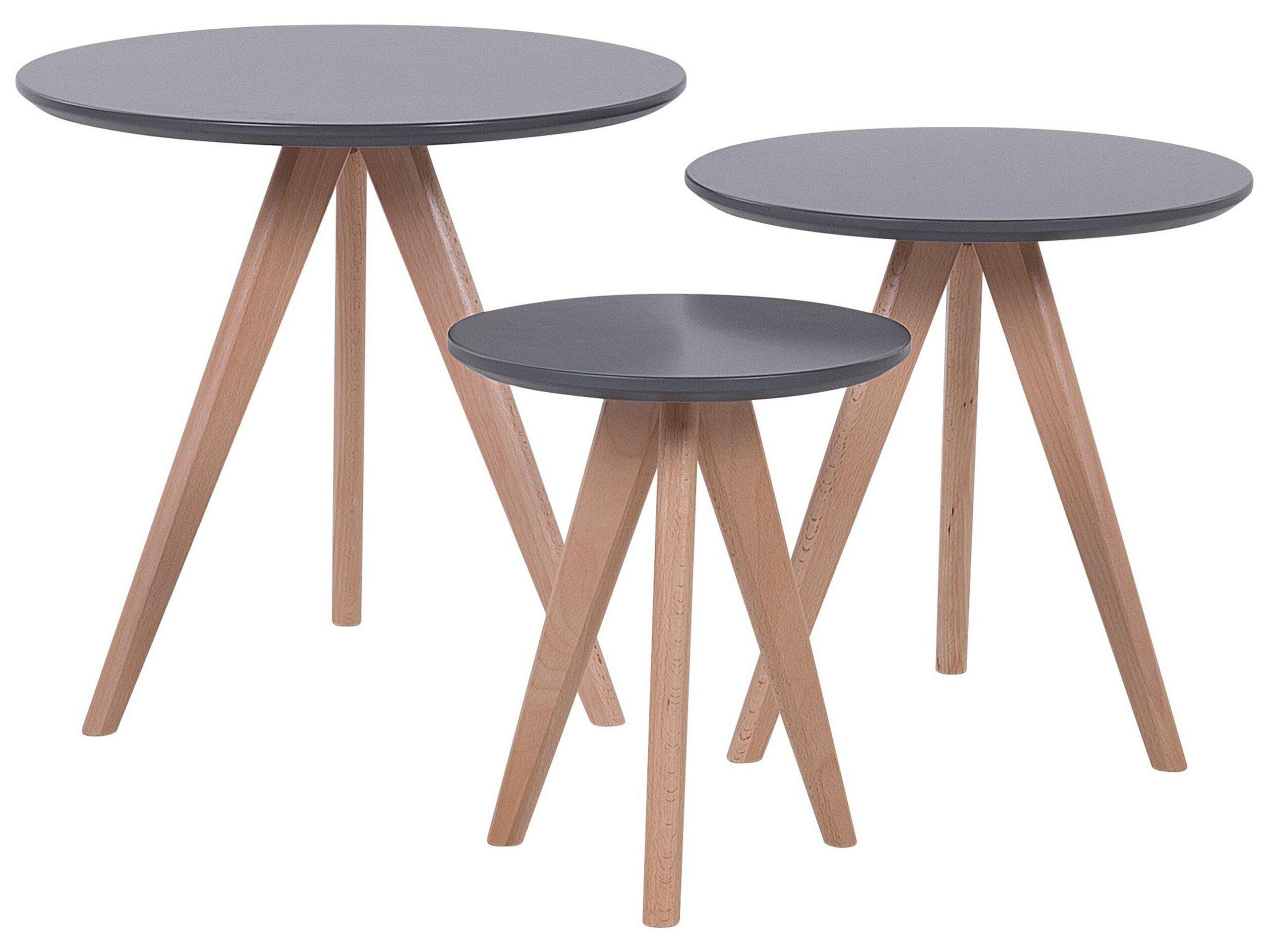 Beliani Tisch Set aus MDF-Platte Modern VEGAS  