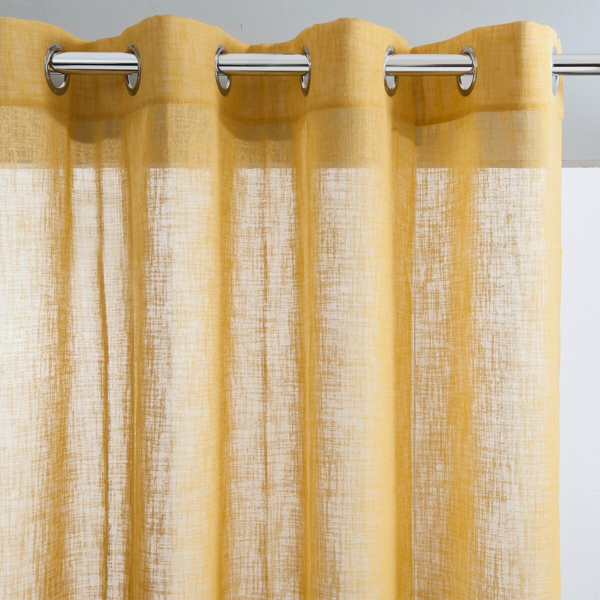 Image of Vorhang Nyong Mit Ösen Unisex Gelb 140x180 cm