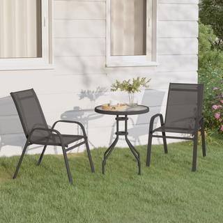 VidaXL Bistro-set stahl  