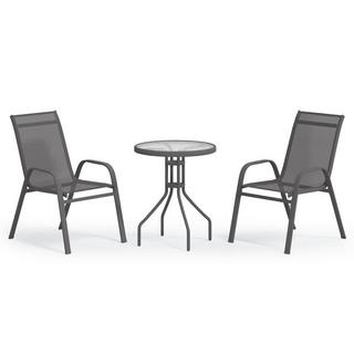 VidaXL Bistro-set stahl  