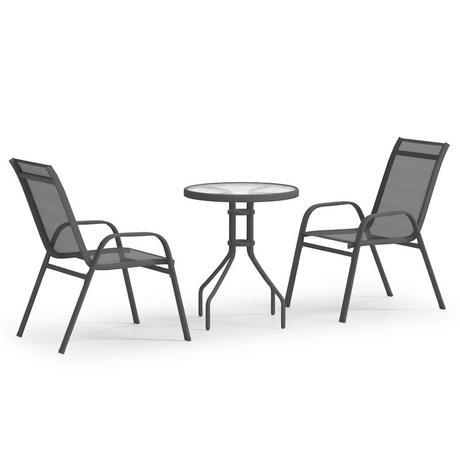 VidaXL Bistro-set stahl  