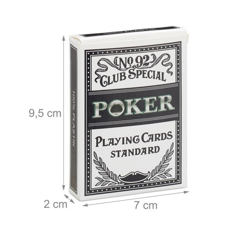 B2X  Carte da poker in plastica impermeabile 