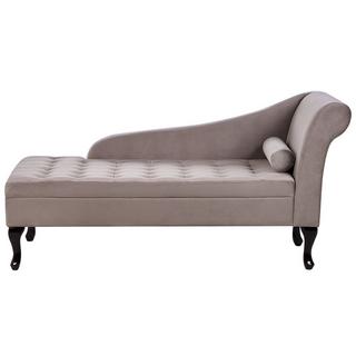 Beliani Chaise longue en Velluto Retrò PESSAC  