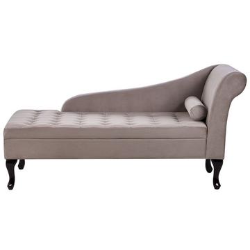 Chaiselongue aus Samtstoff Retro PESSAC