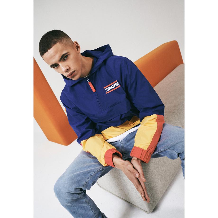 URBAN CLASSICS Starter Multicolored Logo Coupe-Vent Veste  