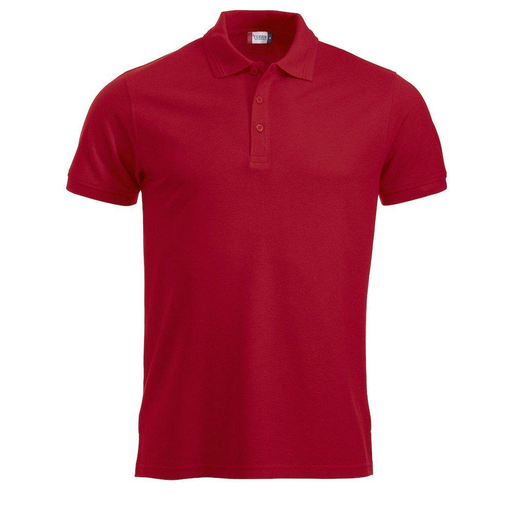 Image of Manhattan Poloshirt Herren Rot Bunt S