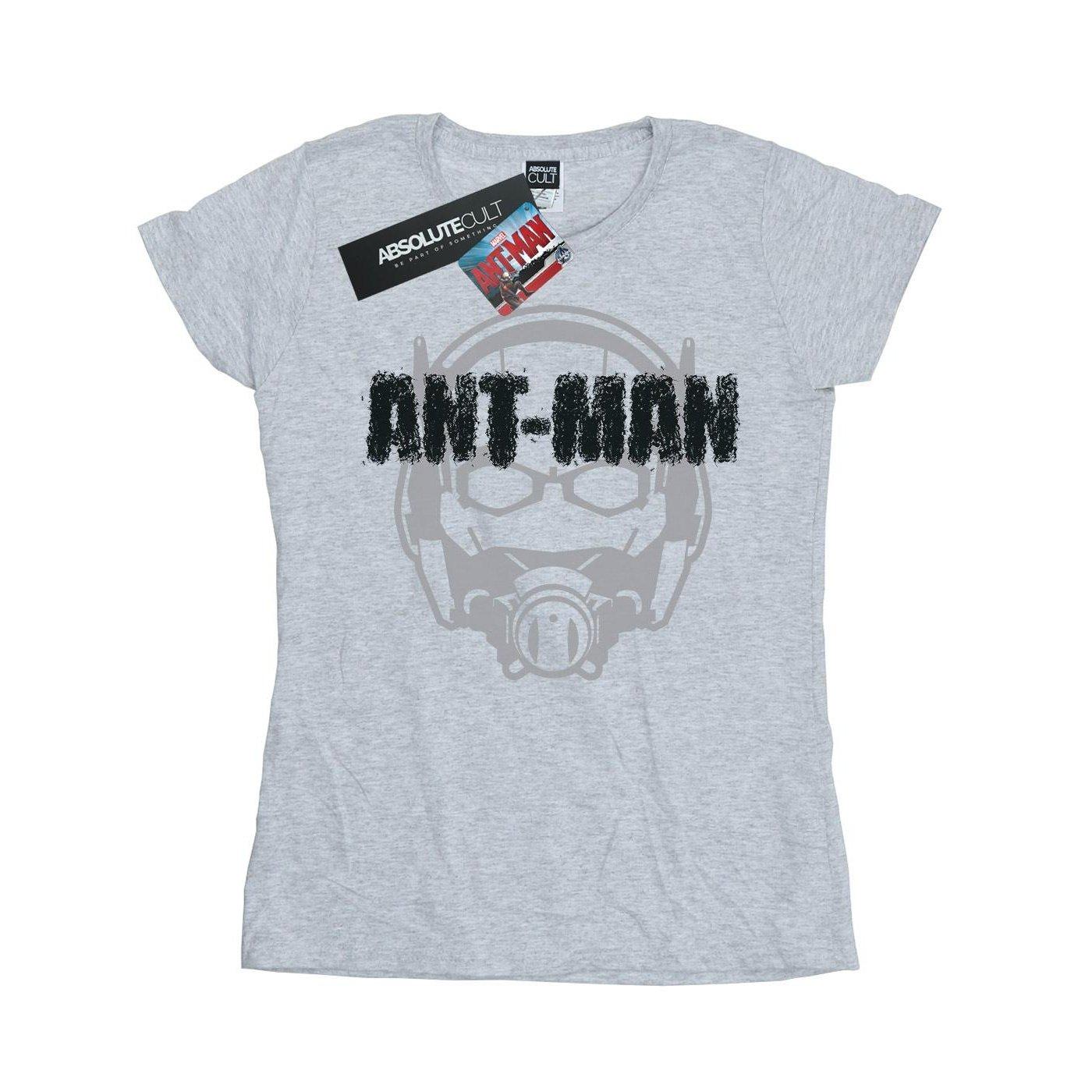 Image of Antman Helmet Fade Tshirt Damen Grau XL