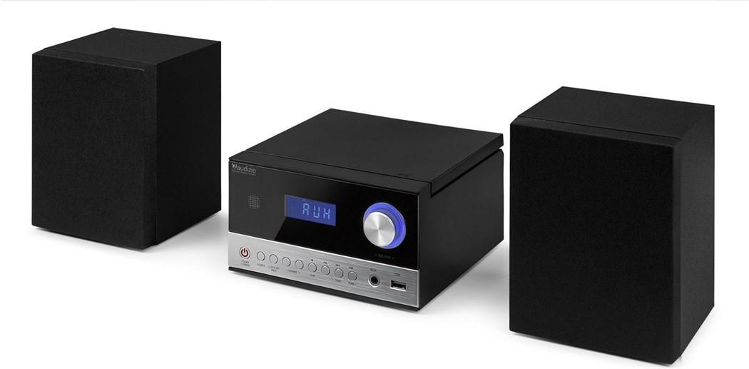 Audizio  Toulon Hifi-System, CD, BT, MP3, aluminium 