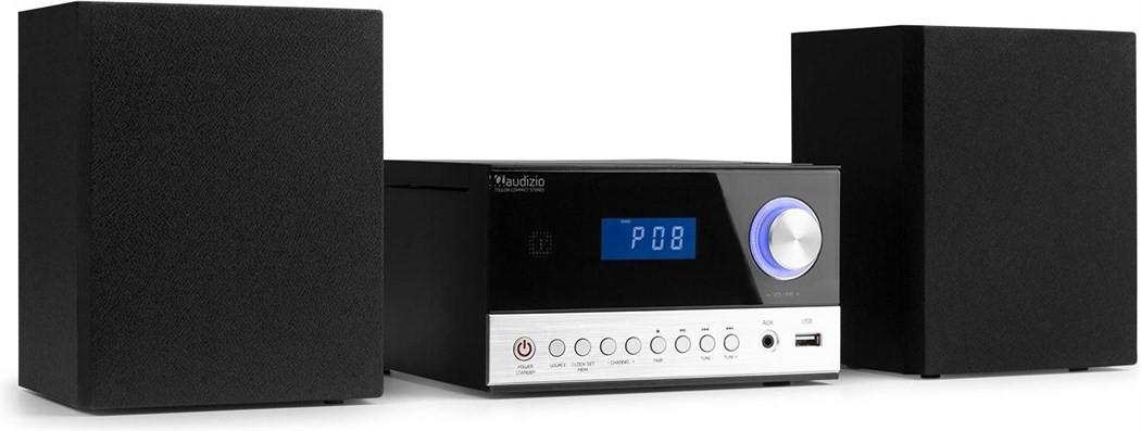 Audizio  Toulon Hifi-System, CD, BT, MP3, aluminium 