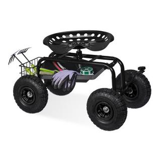 Northix Mobiler Gartensitz mit Stauraum  