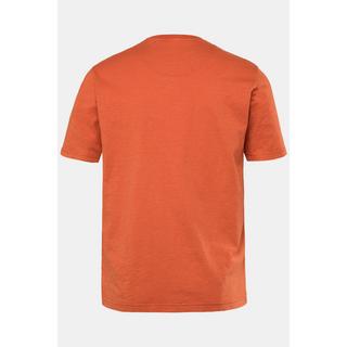 JP1880 Halbarm T-Shirt mit Brustprint Vintage Look  