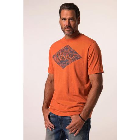 JP1880 Halbarm T-Shirt mit Brustprint Vintage Look  