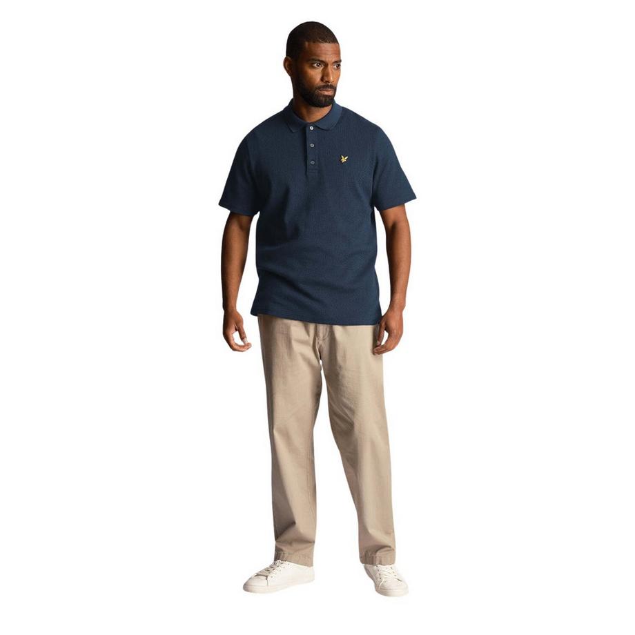 LYLE & SCOTT Tonal Texture Poloshirt  