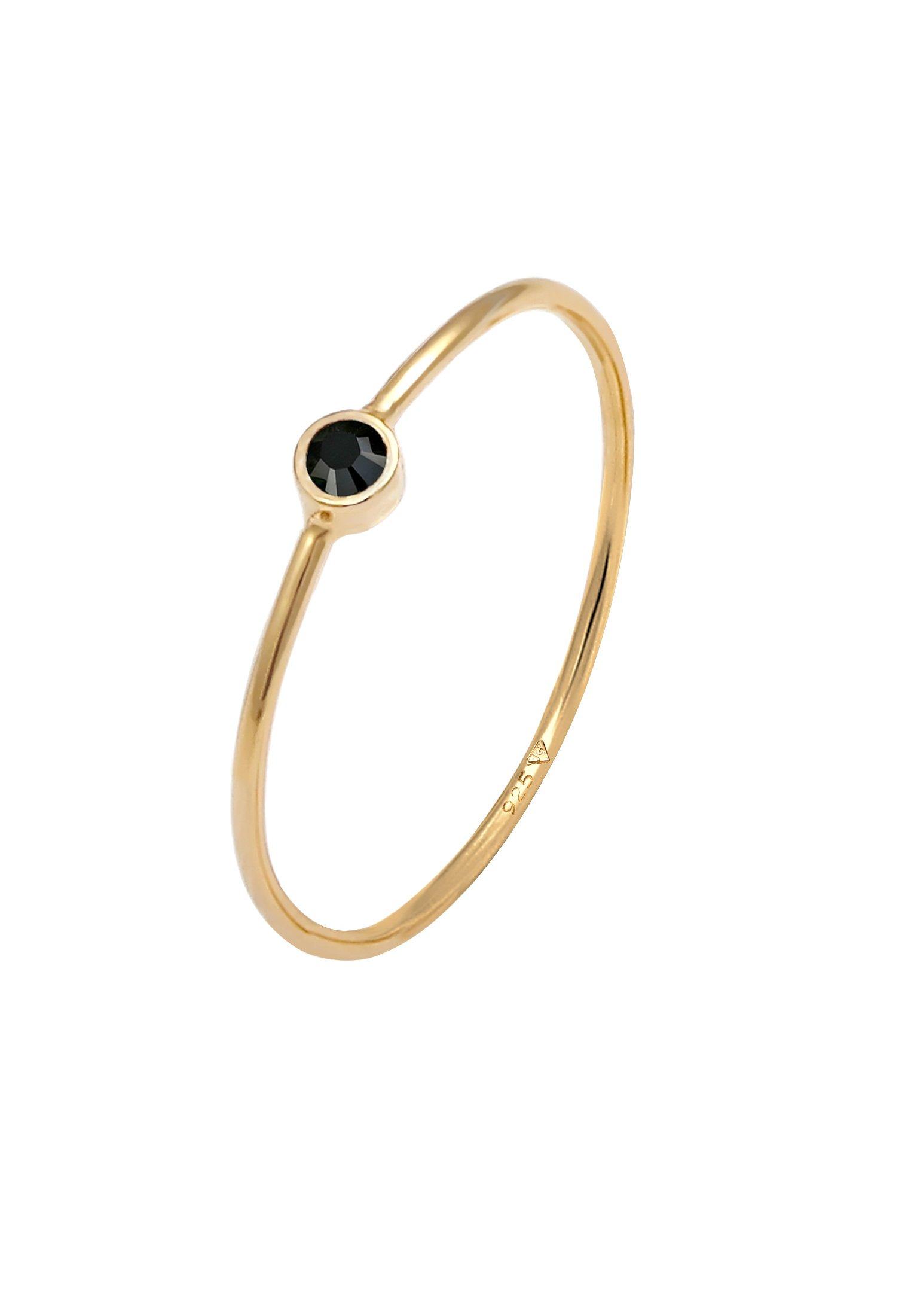 Image of Ring Kristall Damen Gold 50mm