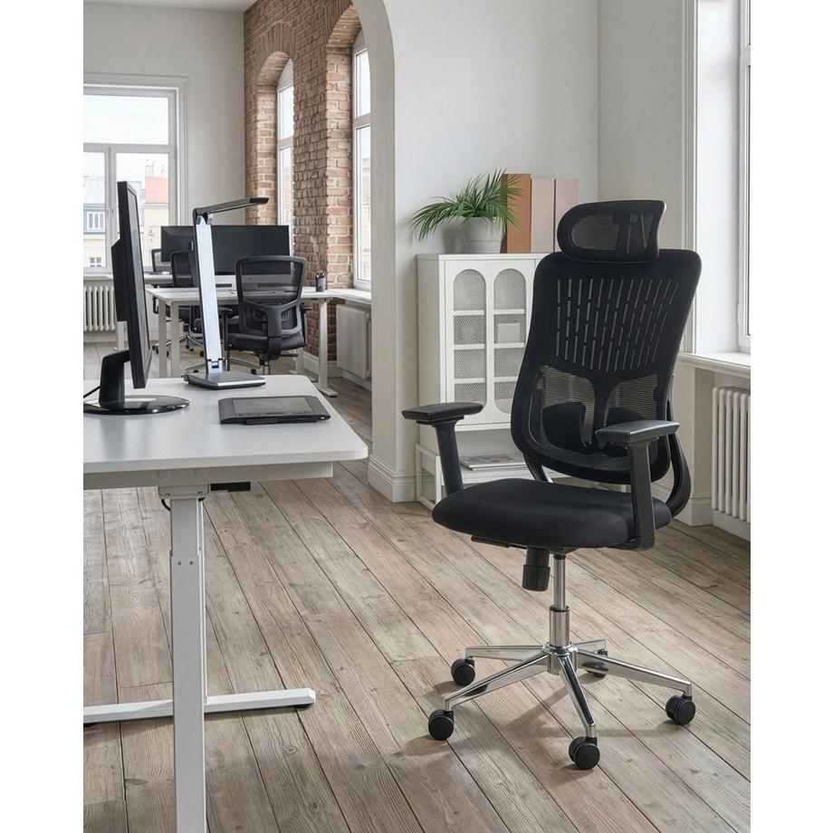 Beliani Bürostuhl aus Mesh  PARTNER  