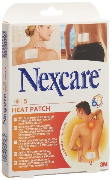 Image of Nexcare Heat Patch 9.5x13cm 5 Stk Unisex Weiss ONE SIZE