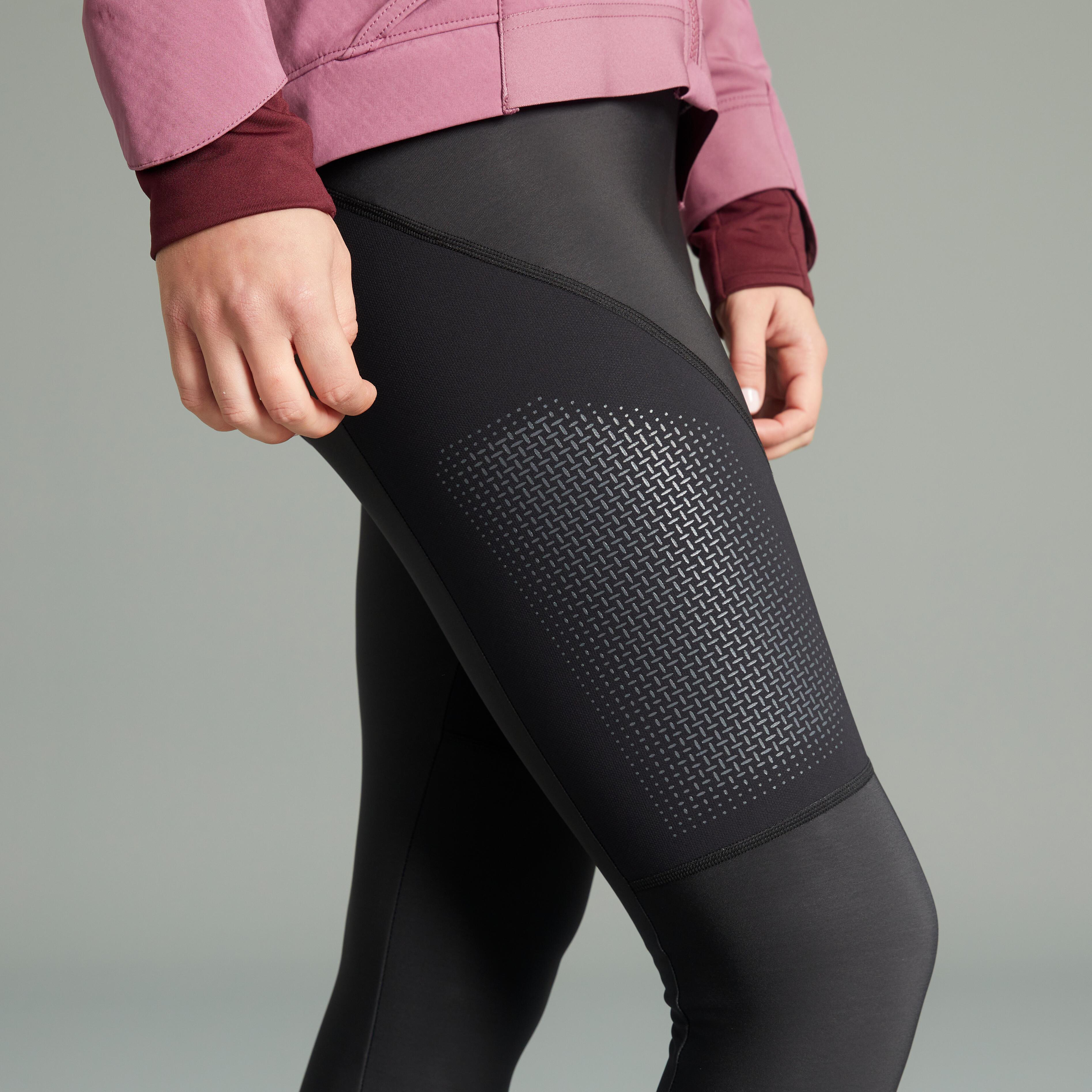 ROCKRIDER  Pantaloni ciclismo donna lunghi invernali poliammide 