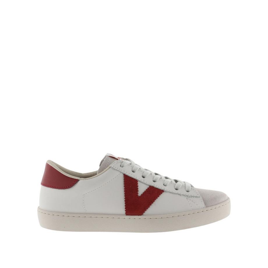 Baskets en berlin cuir et cuir fendu