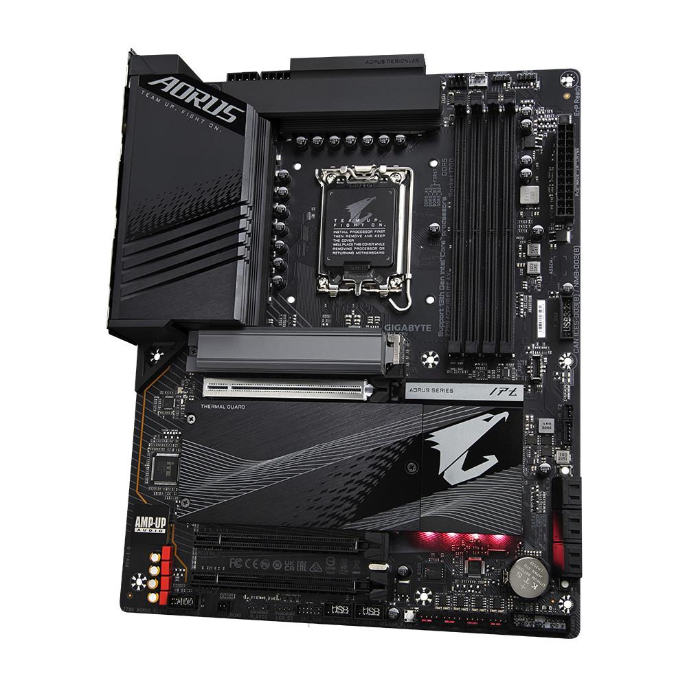 Gigabyte  Z790 AORUS ELITE AX Scheda madre - Supporta CPU Intel Core di 14a generazione, 16*+2+1 fasi VRM digitali, fino a 7600MHz DDR5 (OC), 4xPCIe 4.0 M.2, Wi-Fi 6E, LAN 2.5GbE, USB 3.2 Gen 2x2 