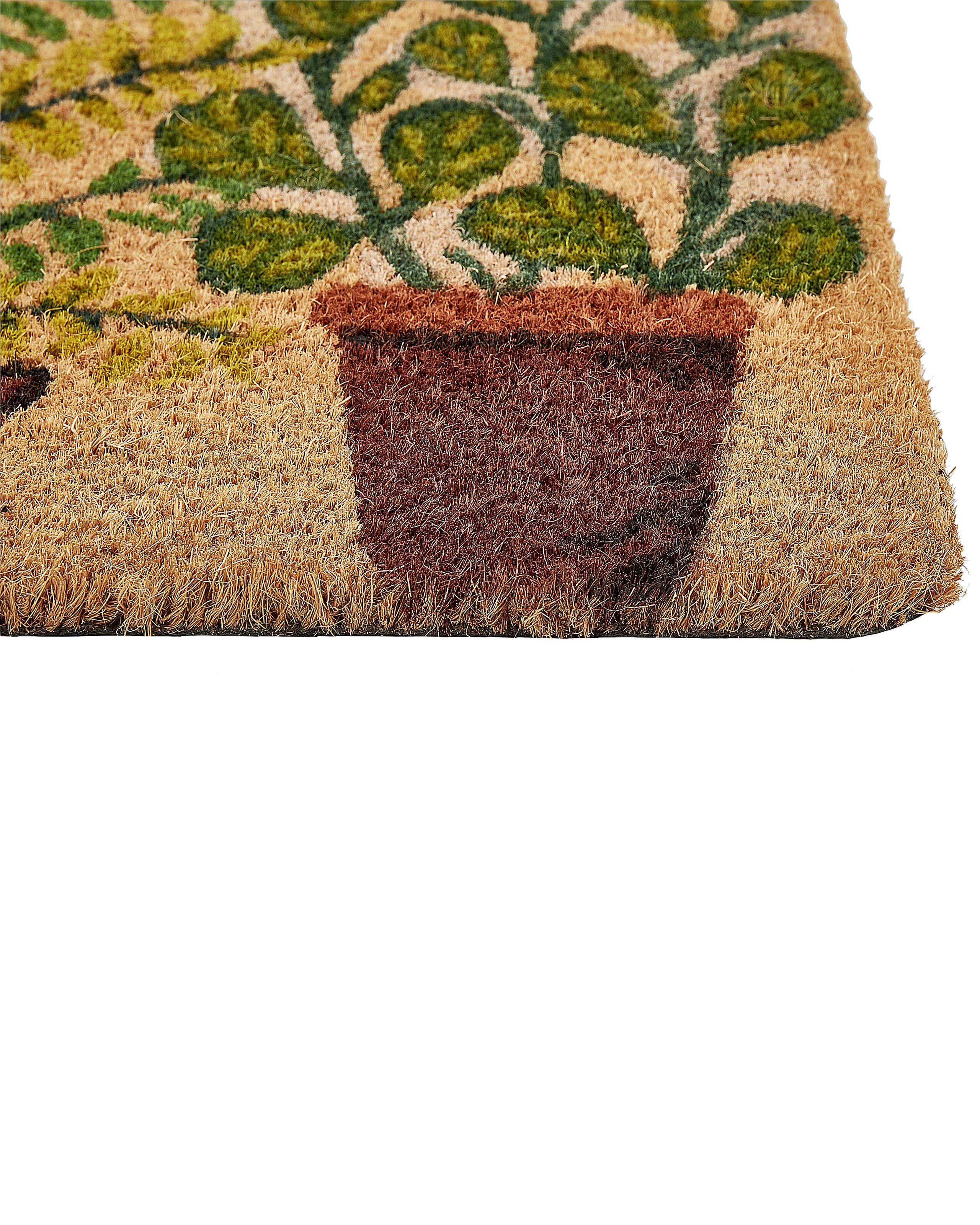 Beliani Tappetino da Ingresso en Fibra di Cocco Moderno ANAMUDI  