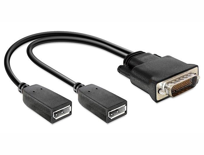 DeLock  DeLOCK 65354 câble vidéo et adaptateur DMS 2 x DisplayPort Noir 